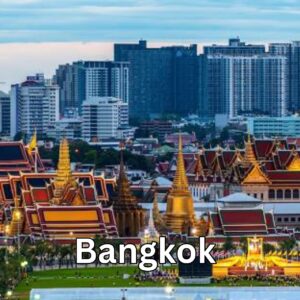 "Bangkok: A dynamic city where tradition meets modernity, filled with bustling markets, stunning temples, and vibrant nightlife."