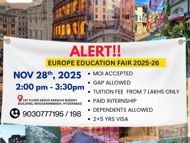 Study in Europe – Best Consultancy in Hyderabad