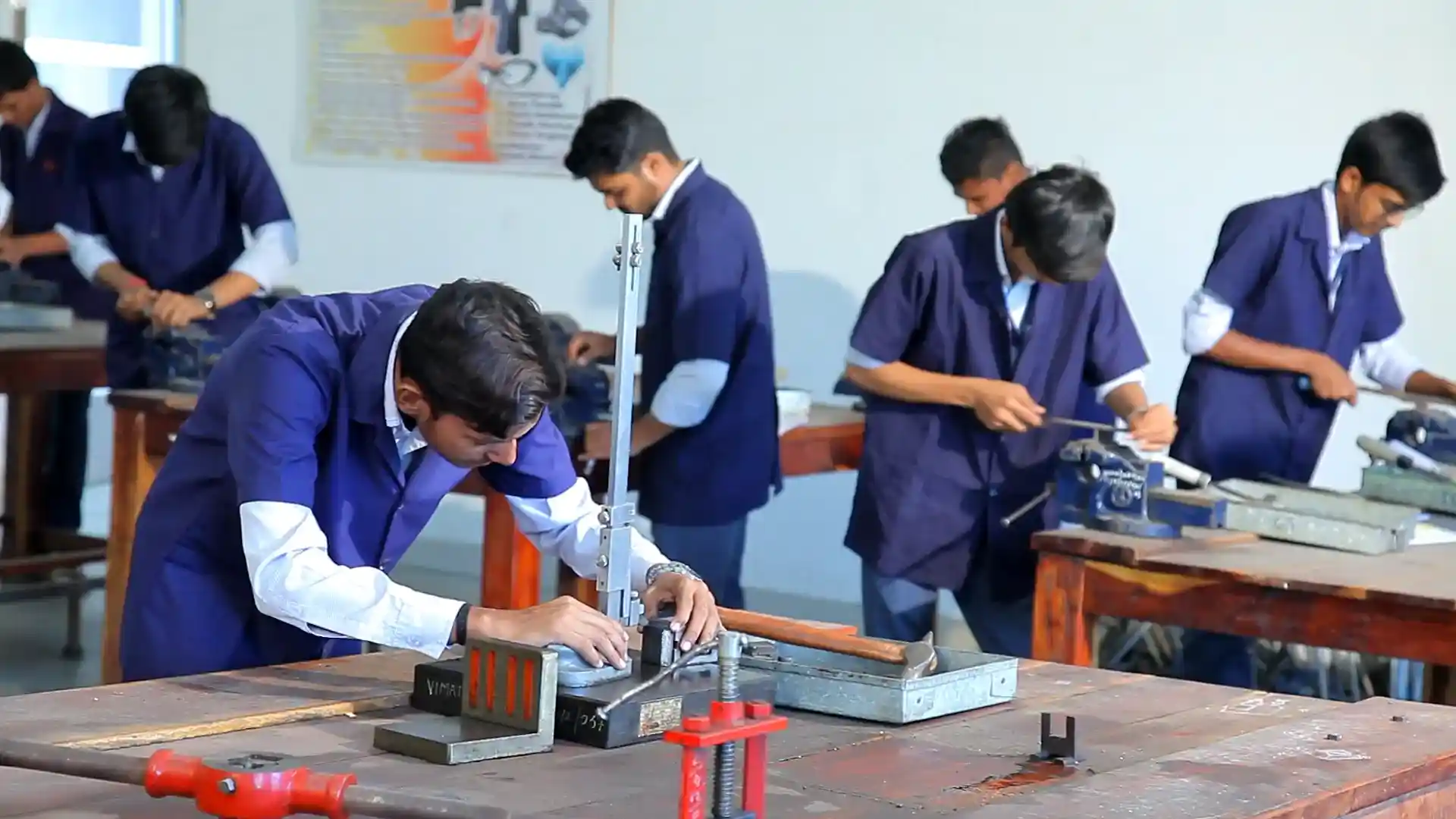 Vidhyadeep University mechanical engineering lab